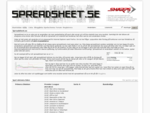 Spreadsheet. se - sportsbetting spreadsheet