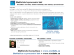 Statistika, matematické a statistické konzultace, data mining