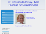 Dr. Christian Sulovsky - Dr. Christian Sulovsky