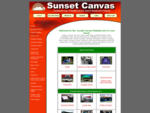 Sunset Canvas for swags, canvas car seat covers, portable shade, awnings, shade canopies and sails,