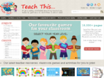Teacher Resources and Classroom Games Teacher Resources and Classroom Games Teach This