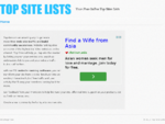 Top Site Lists - Community Ranking Software for Free Web Site Traffic