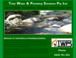 Total Water Plumbing Solutions installs waste water treatment plants, septic tanks