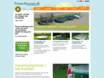 Trampolin til have - Se havetrampoliner - K248;b trampoliner til haven