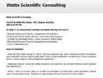 Watts Scientific Consulting