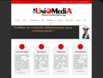UniMédia Fibre optique, Adsl, Sdsl, Téléphonie IP, Mail - Angers
