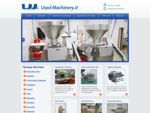Used Machinery - Macchine e attrezzature usate per l'industria alimentare