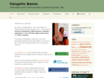 Vangelis Banos | Information and Communication Systems Engineer, Msc