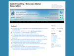 Eesti Veeühing Estonian Water Association | Eesti Veeühing 8211; veemajandusprobleemidega tege