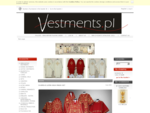 Vestments. pl - chasubles - dalmatics - tunicles - church plates - low mass sets - paschal candles -