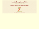 Société Française de Viole de Gambe Viola da Gamba Society of France