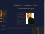 Viola Da Gamba - Peter Hütmannsberger