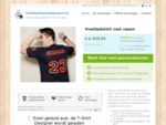 VOETBALSHIRTONTWERPEN. NL - ontwerp nu uw eigen voetbalshirt