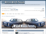 W114 W115 8 Mercedes Benz Oldtimerforum - Portal