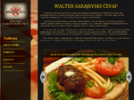Walter restoran sarajevski ćevap, pljeskavica, sudžuka, pileće belo meso, šnicla, krpice, ražn