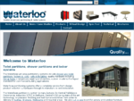 Waterloo l Toilet Partitions | Shower Partitions | Lockers l Ojmar l Cafe tables