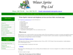 Water Sprite Pty Ltd Home Page