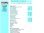 WEBalley - web publishing voor beginners