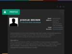 Joshua Brown Front-End Web Development