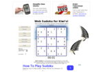Web Sudoku - Play unlimited sudoku puzzles online for free!