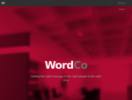 WordCo Group | Getting the right message to the right people in the right way.
