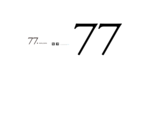 77（nana nana）のポートフォリオサイトです。