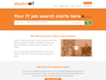 AbsoluteIT is the best source for IT Jobs across New Zealand and abroad. Contact us now to find or