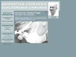 Homepage von Univ. Doz. Dr. Gerhard Prager, dem Leiter der Adipositasambulanz der Universitätskli