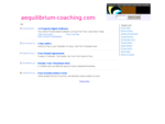 Aequilibrium Coaching est une entreprise de coaching sportif personnel à domicile sur Aix e...