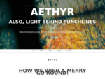 Aethyr Aesthetics Homepage