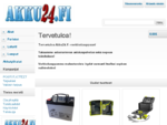 Tervetuloa Akku24. fi -verkkokauppaan, Suomen edullisimpaan akkuja myyvään nettikauppaan!