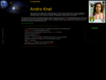 Een webpagina ter ere van de te vroeg overleden Andro Knel. Speler van het kleurrijk elftal die op