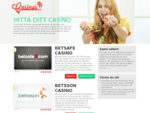 Vi har listat de bästa casino sajterna så att du lätt hittar det onlinecasino som passar dig.