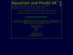 Aquarium and Ponds UK Landing Page