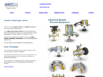 Aseptic flush diaphragm valves and magnetic mixers