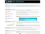 B2B Data Solutions - Experts in Business Data - B2B
