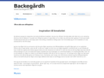 Backegårdh | www. backegardh. com