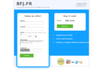 BFJ.FR is available for purchase. Get in touch to discuss the possibilities! - DomainStock.com