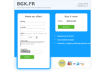 BGK.FR is available for purchase. Get in touch to discuss the possibilities! - DomainStock.com