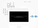 Blek is an elegant game about imagination - the magical experience that had to happen on a touchscre