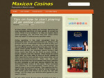 Maxicon Casinos | Playing poker in Mexico’s casinos