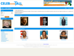 celebhowtall.com is an Entertainment site estimating the heights of famous people, including fan...