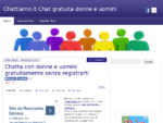 Chattiamo. it Chat Chatta Chattare gratis senza registrazione