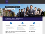 Clayton Mott solicitors in Nottingham provide expert legal services and advice.