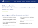 Buscas SAP Business One en México Alcanza el éxito de tu empresa con SAP Business One y Corponet Pa