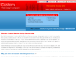 Custom Website Design Service India | Custom Ecommerce Web Design