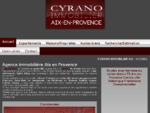Agence immobilière à Aix en Provence, Cyrano Immobilier propose des appartements et maisons de q...