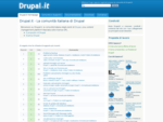Drupal. it è il portale della comunità italiana del CMS opensource Drupal.