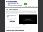 Fare VideoConferenze Guide e software per fare video conferenze