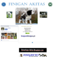 Homepage of FINIGAN fci Kennel in Poland, breeder of the American Akitas, Pyrenean Mastiffs and Wh